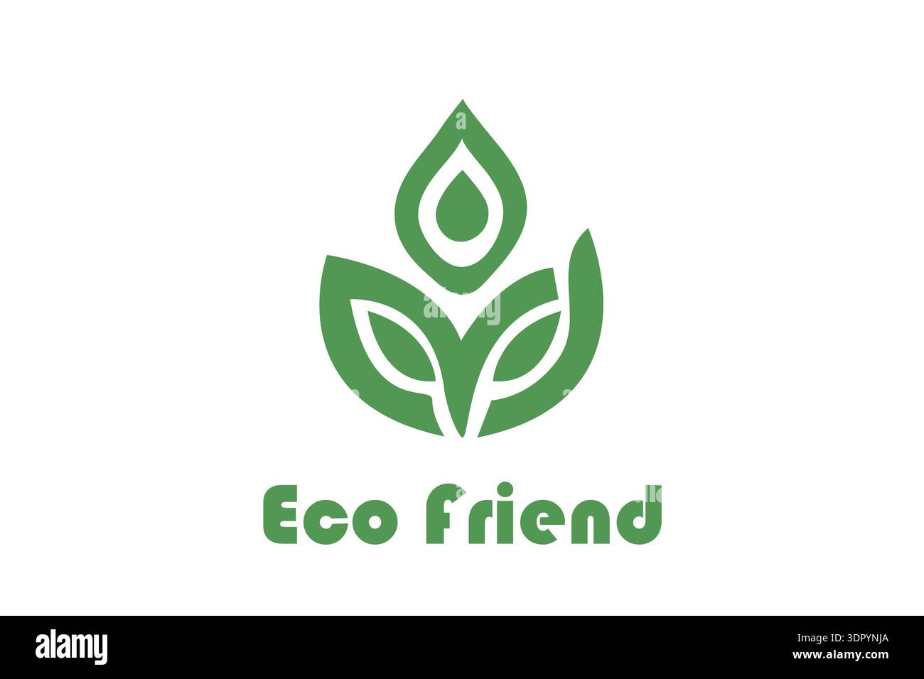 Eco Friend Logo vector Design Stock Vector