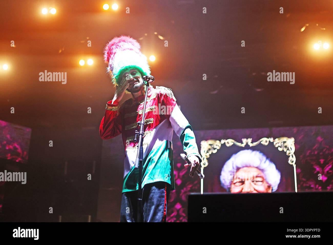 Hungarian Rapper Hungarian singer, songwriter, rapper Krúbi at Sziget Festival in ...