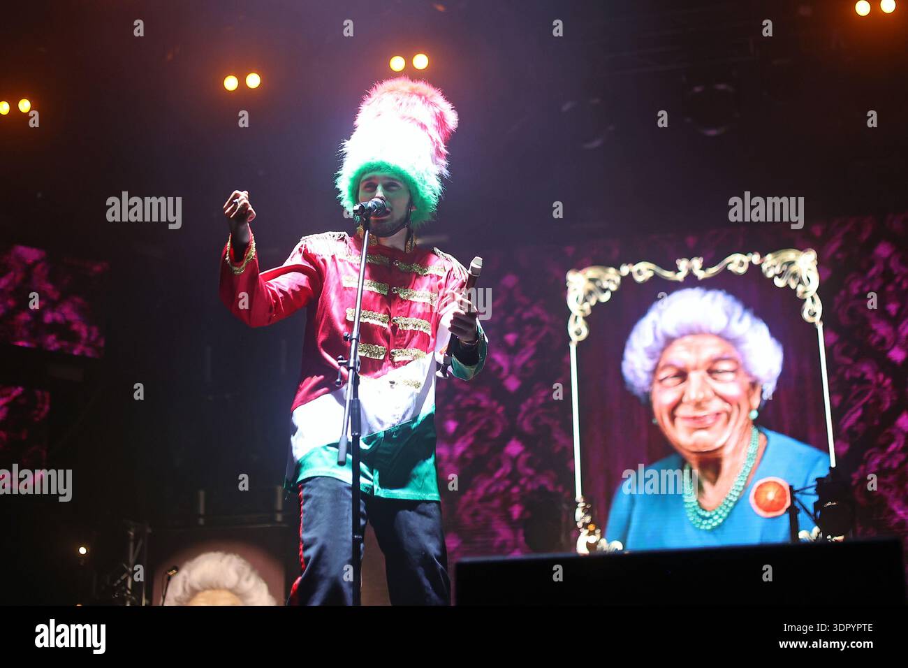 Hungarian Rapper Hungarian singer, songwriter, rapper Krúbi at Sziget Festival in ...