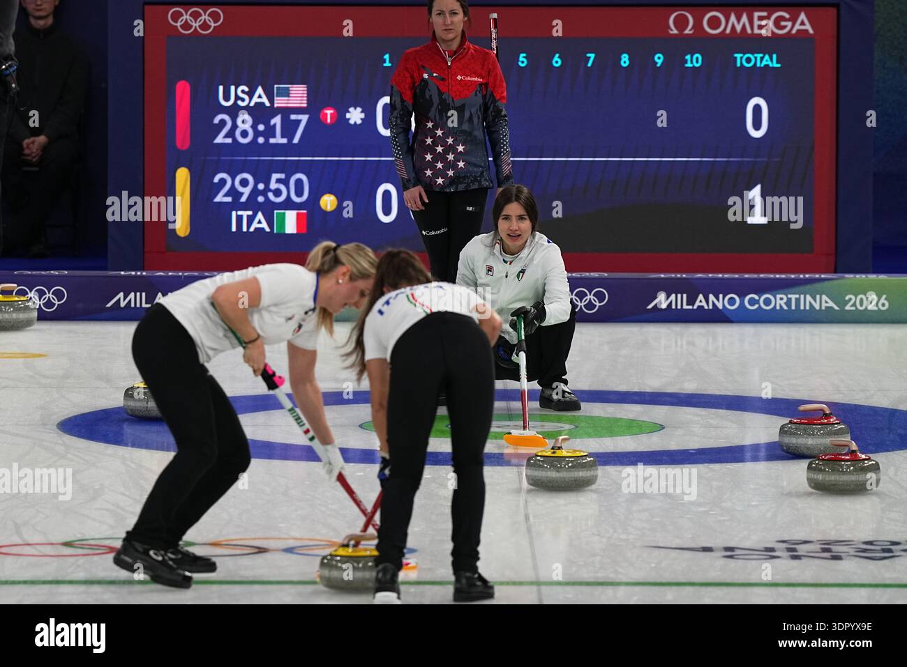 Italy's Stefania Constantini, Giulia Zardini Lacedelli, Elena Mathis ...