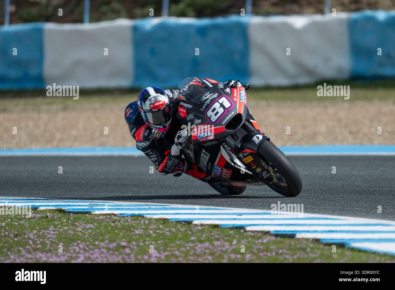 Charlie Rider Intact Jerez de la Frontera, Spain. 16 February 2026. Rider 81 Senna Agius ...