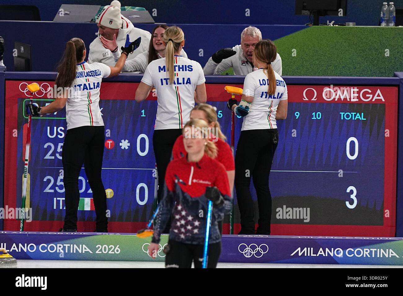 Italy's Giulia Zardini Lacedelli, Marta Lo Deserto and Elena Mathis ...