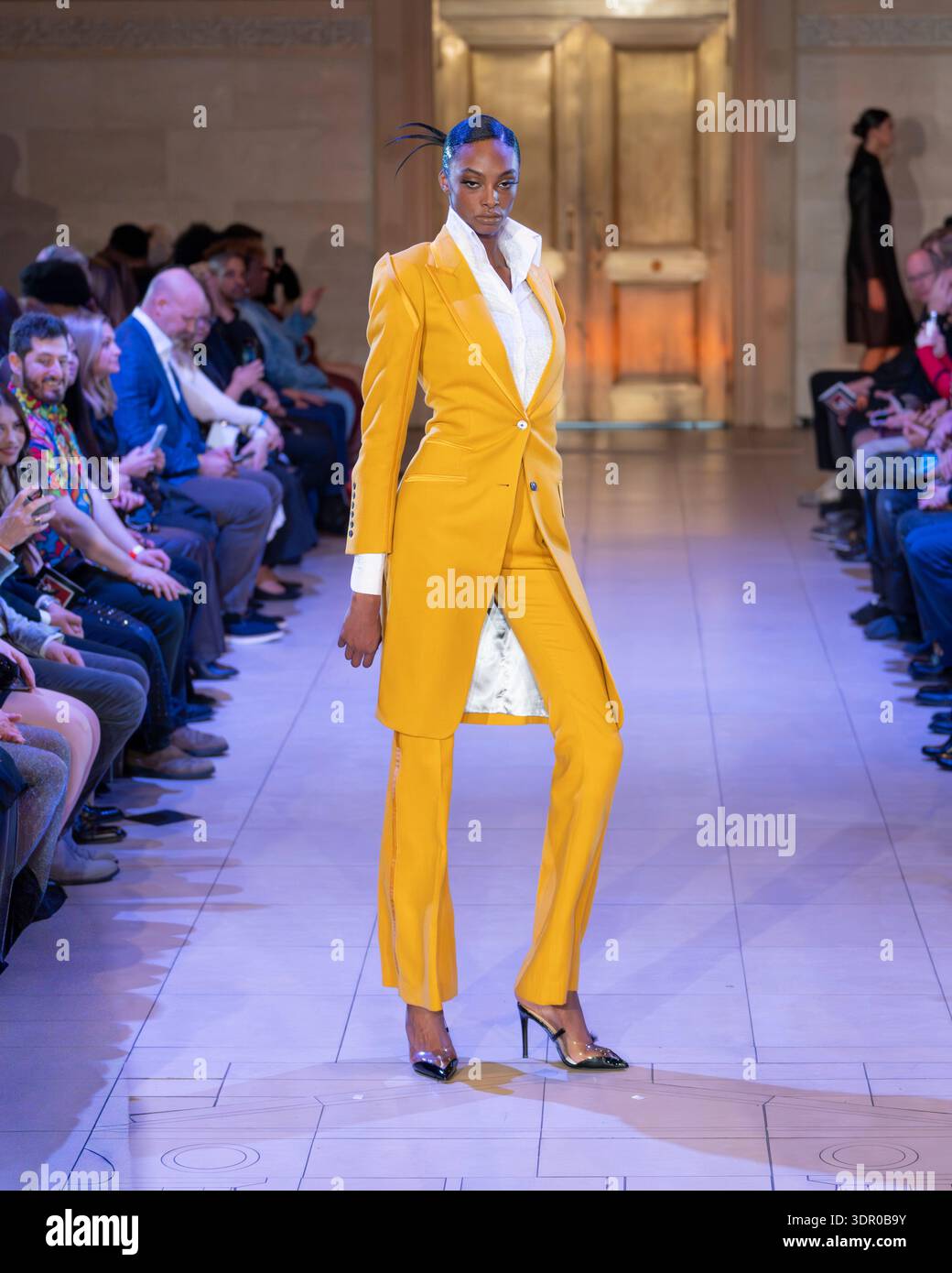 Models walk Malan Breton AW26 “Song of the Winter Siren” NYFW Runway at ...
