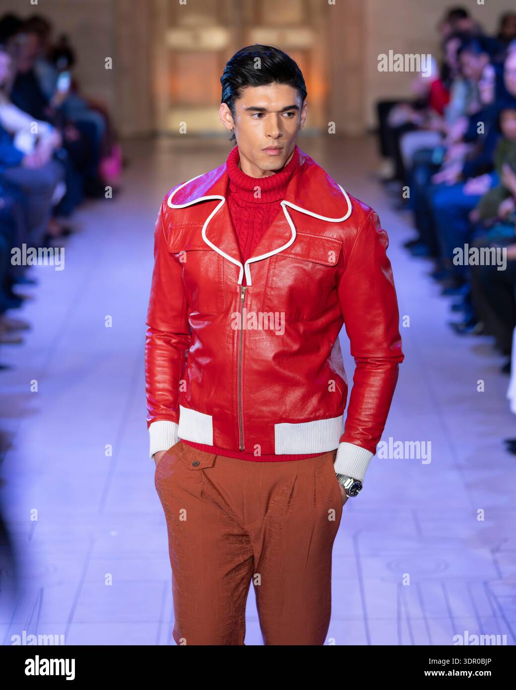 Models walk Malan Breton AW26 “Song of the Winter Siren” NYFW Runway at ...