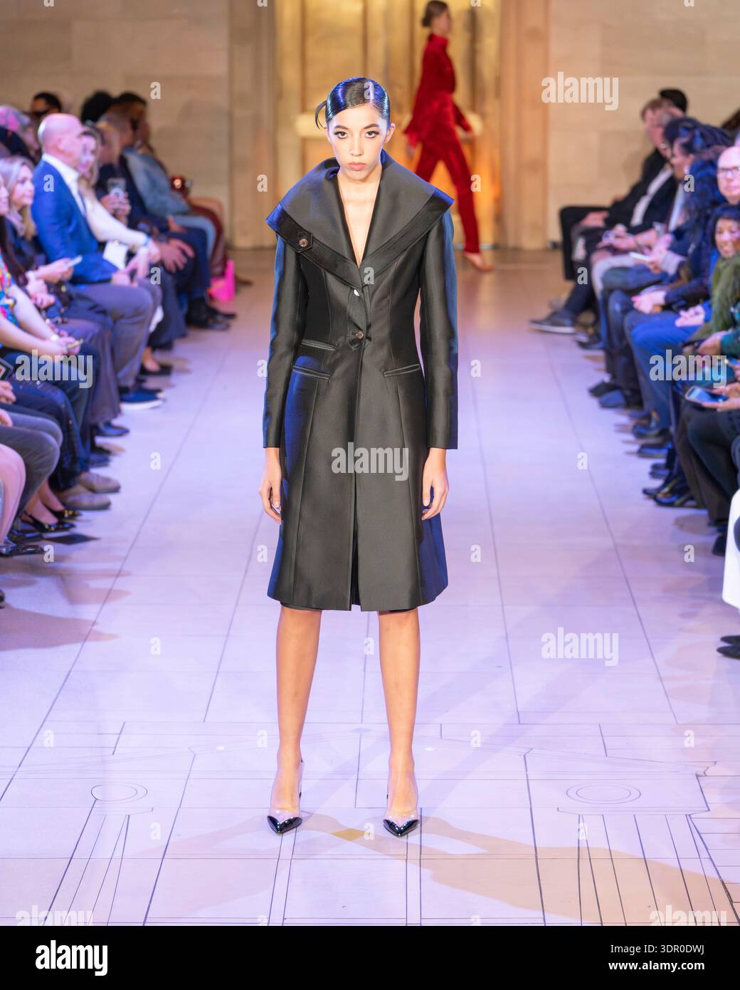 Models walk Malan Breton AW26 “Song of the Winter Siren” NYFW Runway at ...