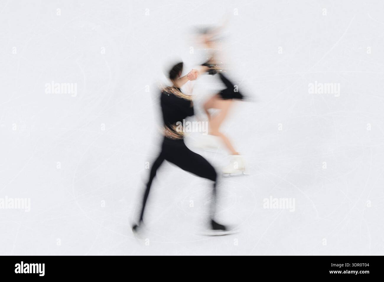 Rebecca Ghilardi and Filippo Ambrosini of Italy compete during the ...