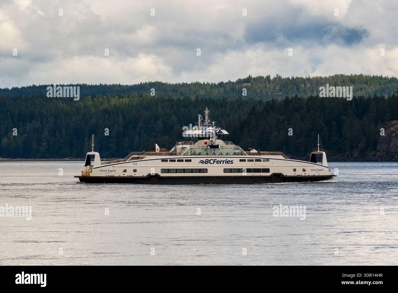 Campbell River, BC Canada - 24 JUN 2024: The BC Ferry Island Nagalis ...