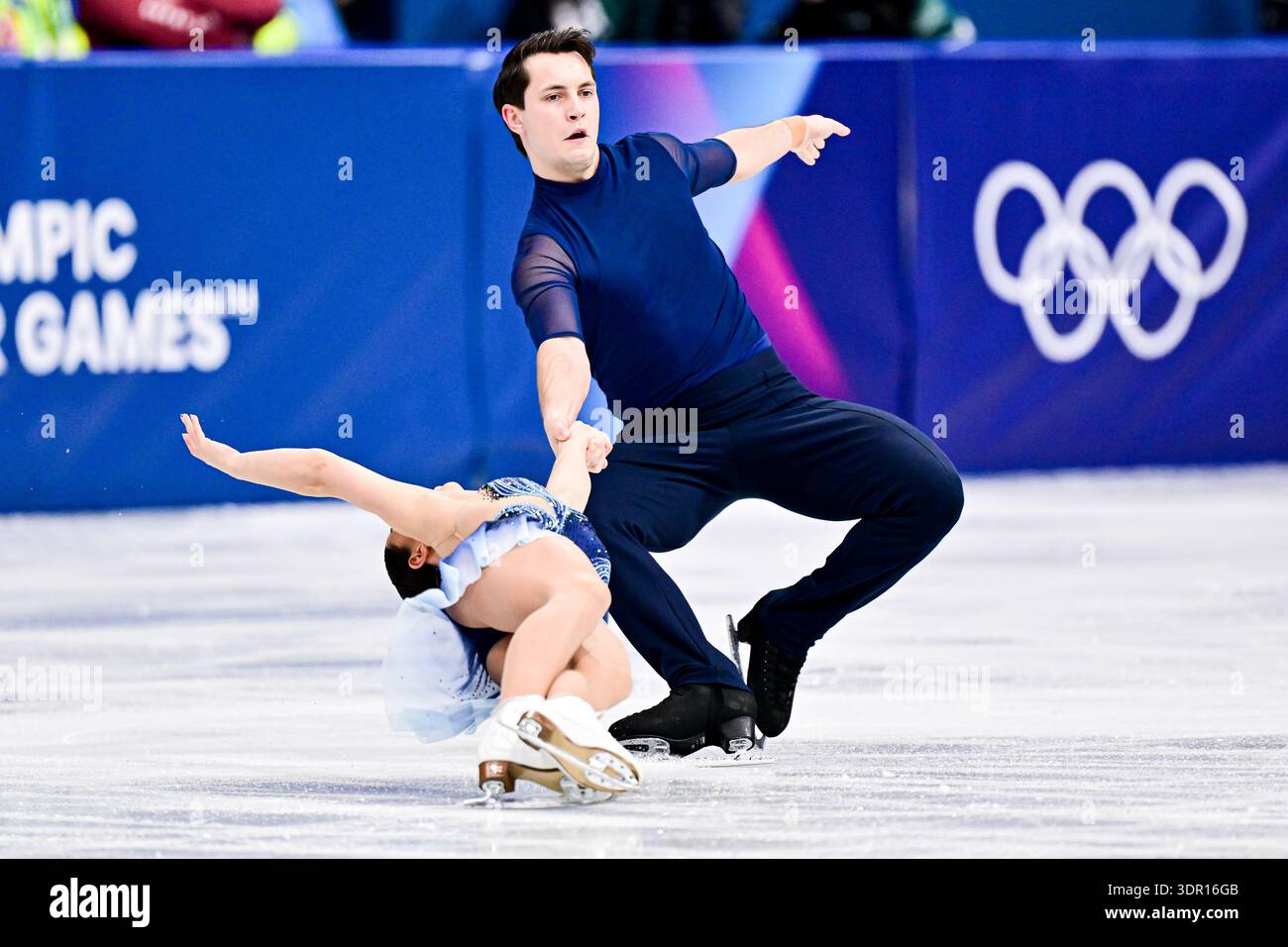 Luke Digby Anastasia VAIPAN-LAW & Luke DIGBY (GBR), during Pair Skating Free ...