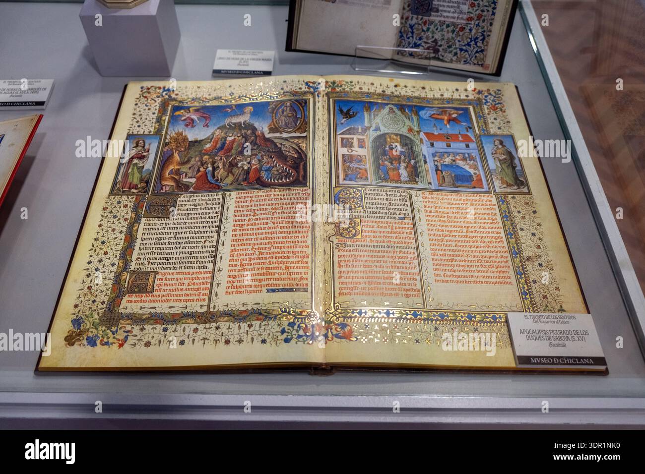 Illuminated manuscript bible hi-res stock photography and images - Alamy