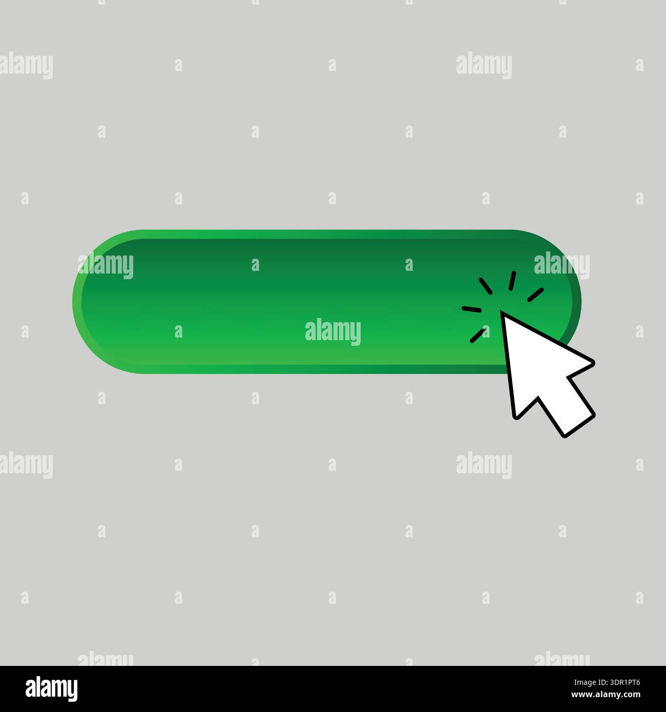 Click animation green button clicking hi-res stock photography and ...