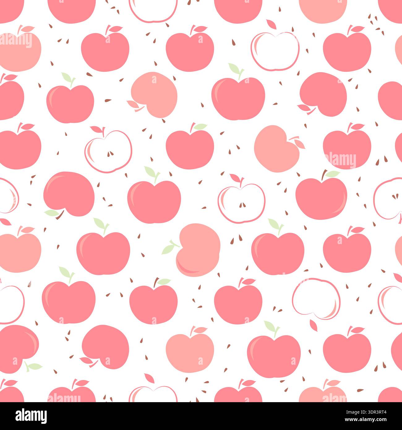 Red appless seamless fabric design pattern 2 Stock Vector