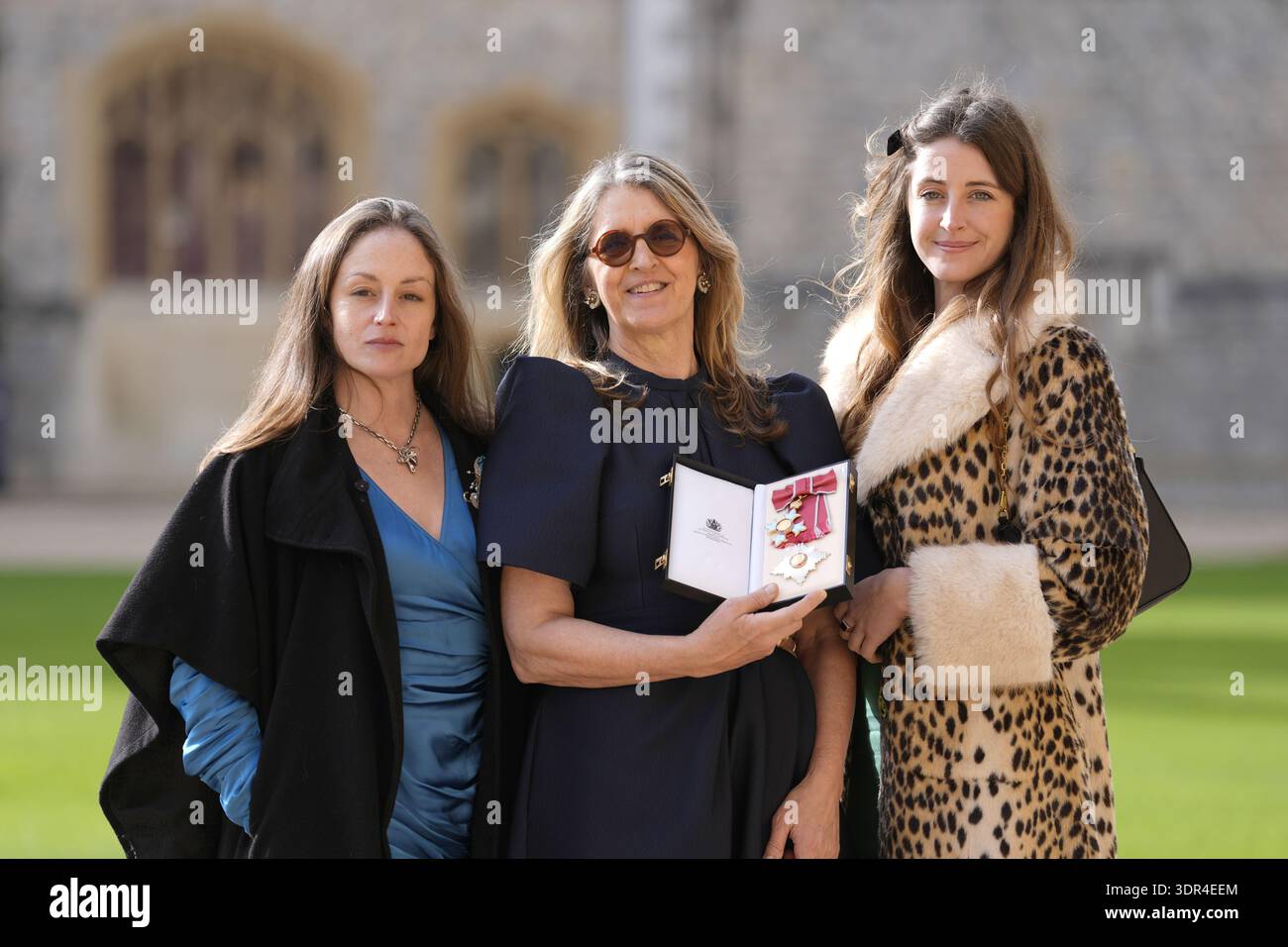 Dame Emma Bridgewater, with her daughters Lil Rice, left, and Kitty ...