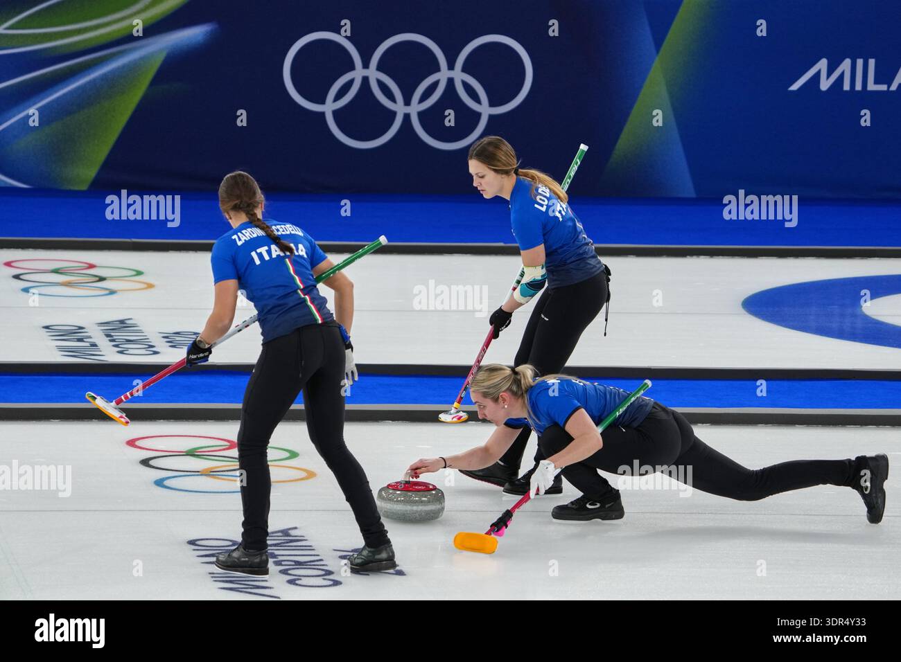 Italy's Elena Mathis, Marta Lo Deserto, and Giulia Zardini Lacedelli in ...