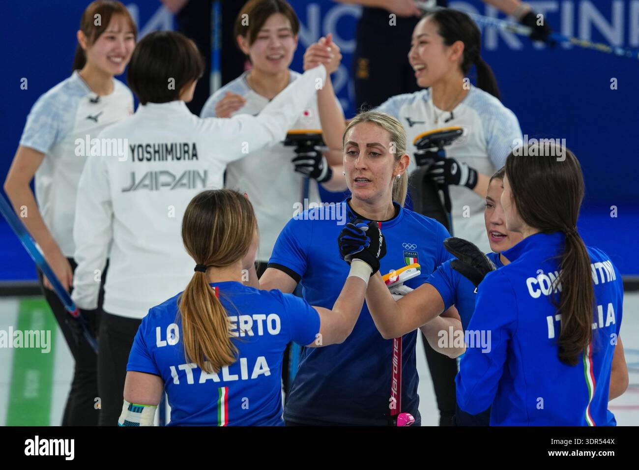 Italy's Elena Mathis, Marta Lo Deserto, Stefania Constantini, and ...