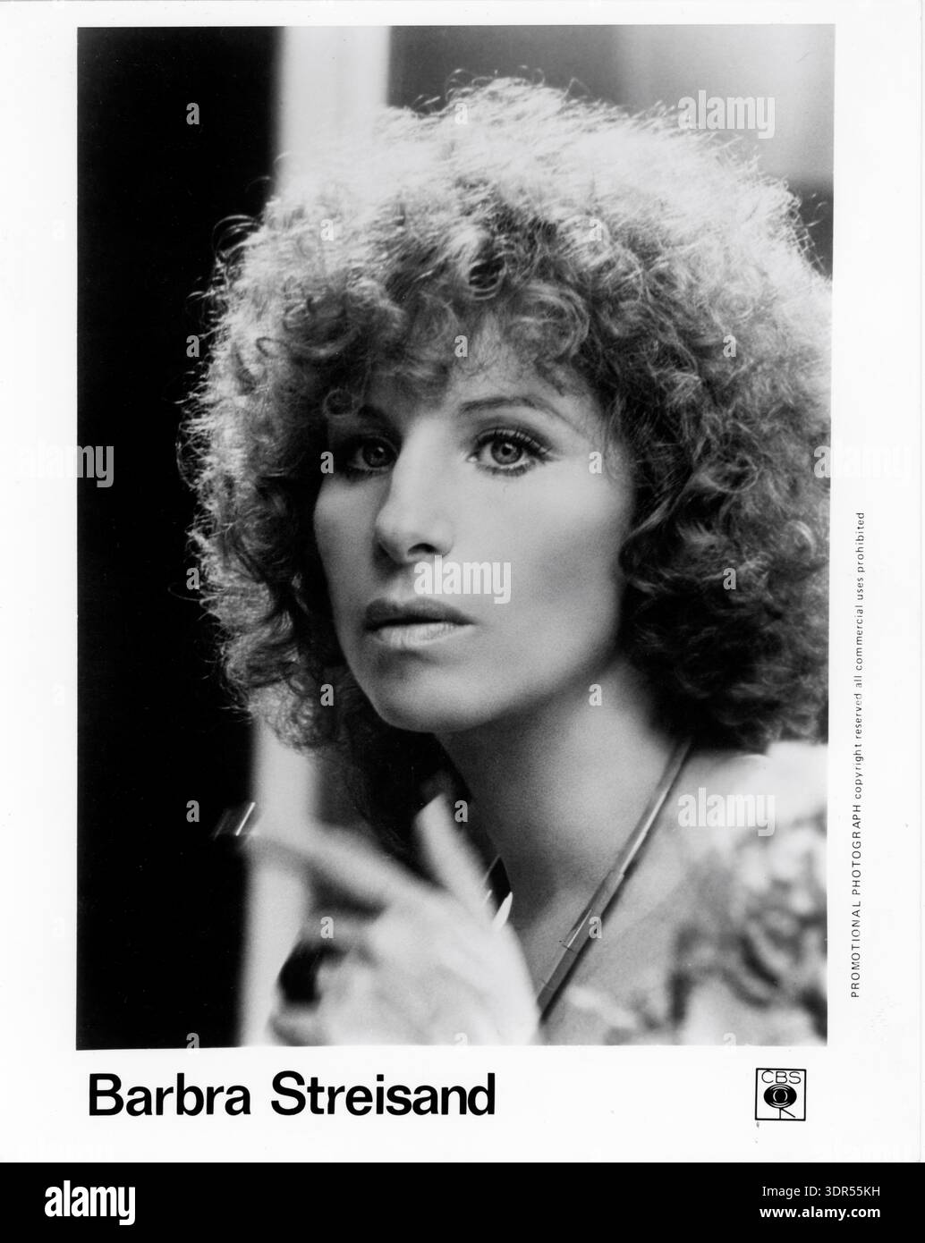 BARBRA STREISAND circa 1979 portrait promotional publicity for CBS