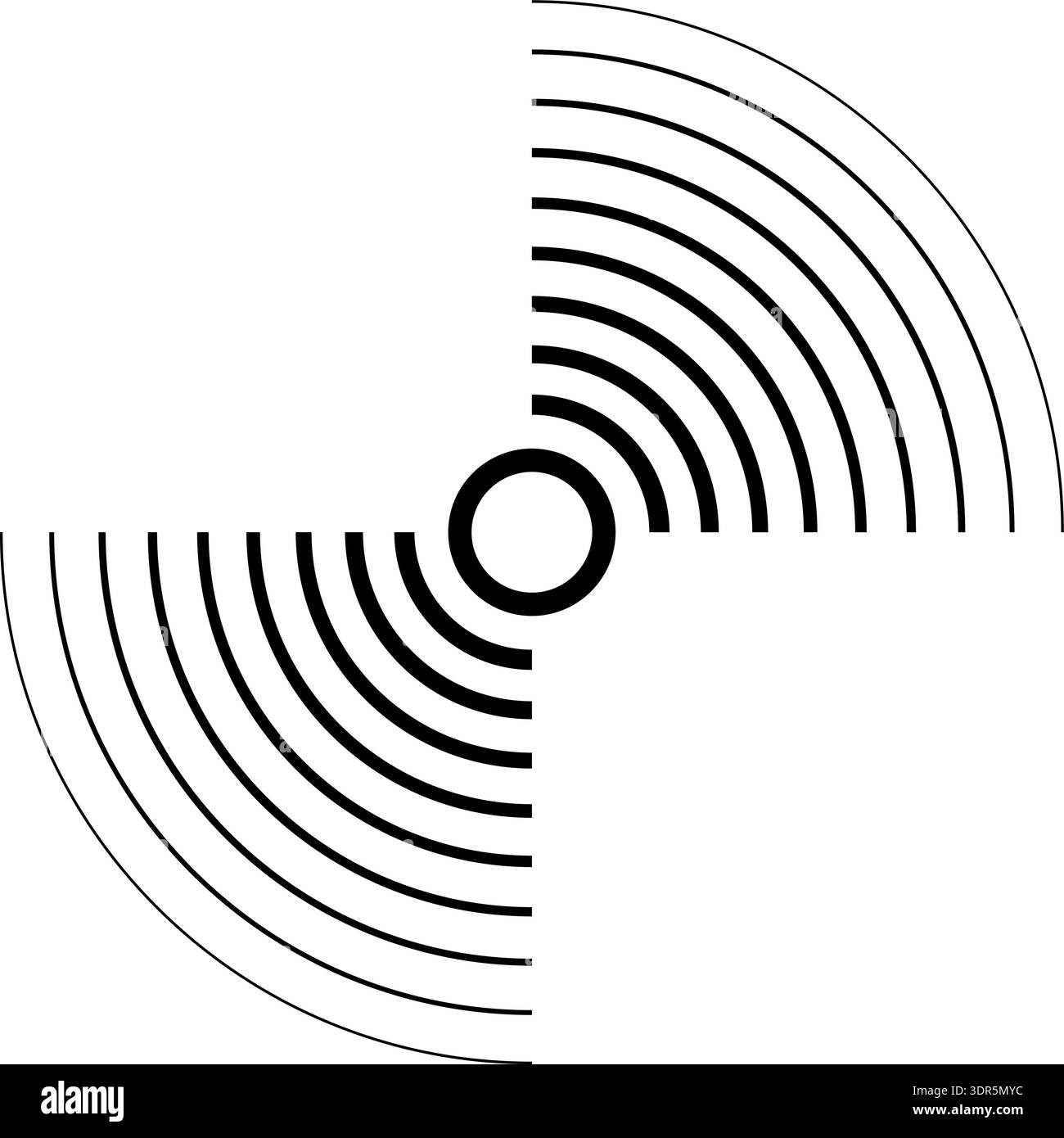 Target. Sign Radio Radio scan target. Radial signal black symbol Stock Vector Image & Art ...