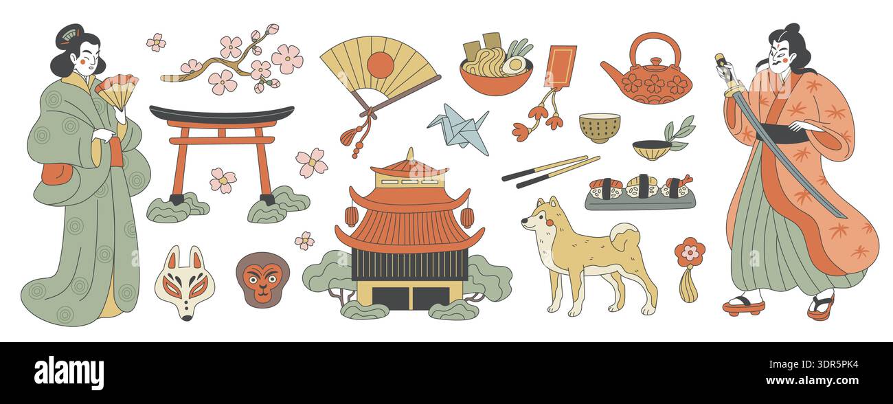 Ukiyo e Stock Vector Images - Alamy