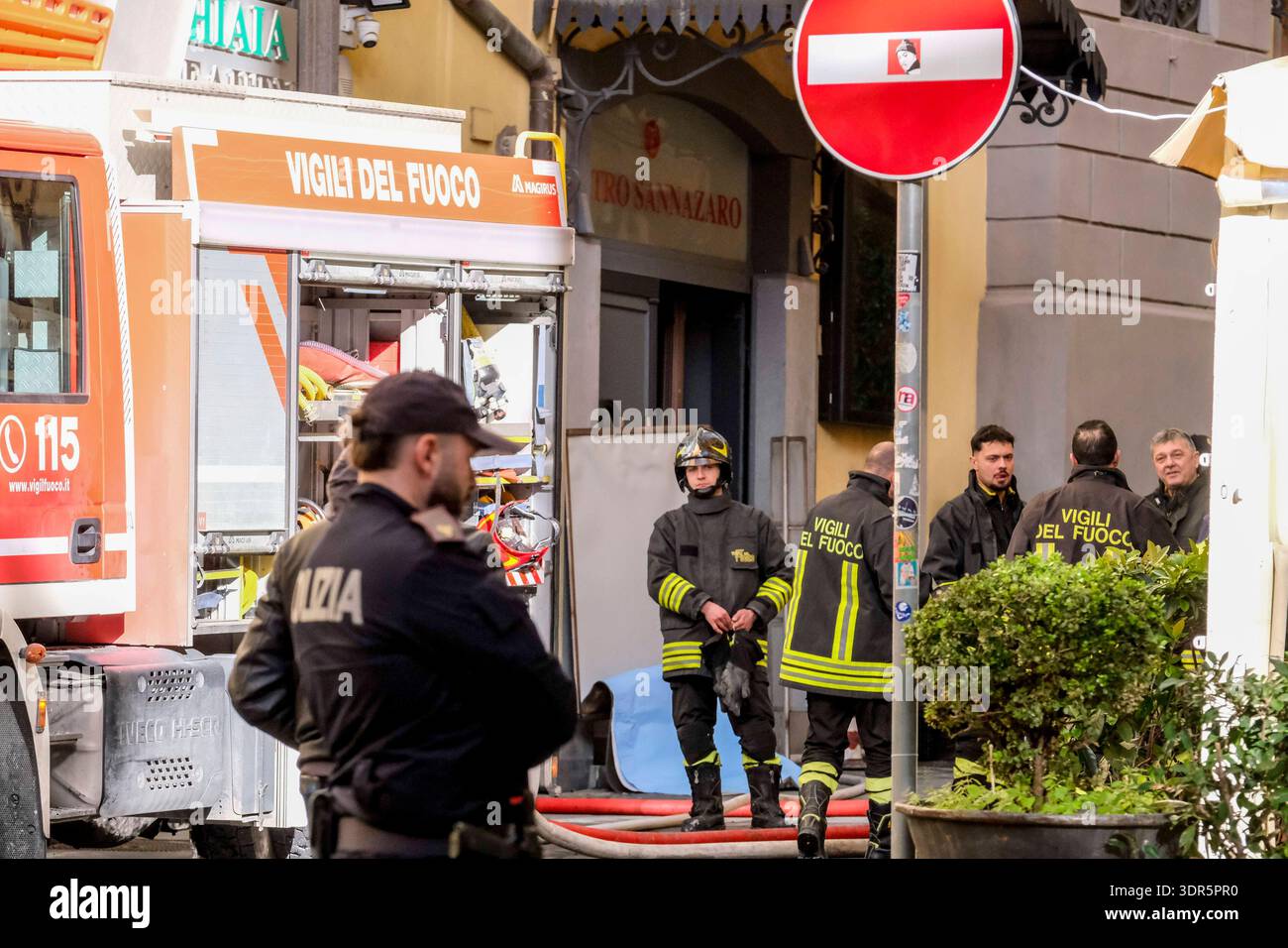 Fire Damages Teatro Sannazzaro in Naples Naples, 17-02-26, The ...