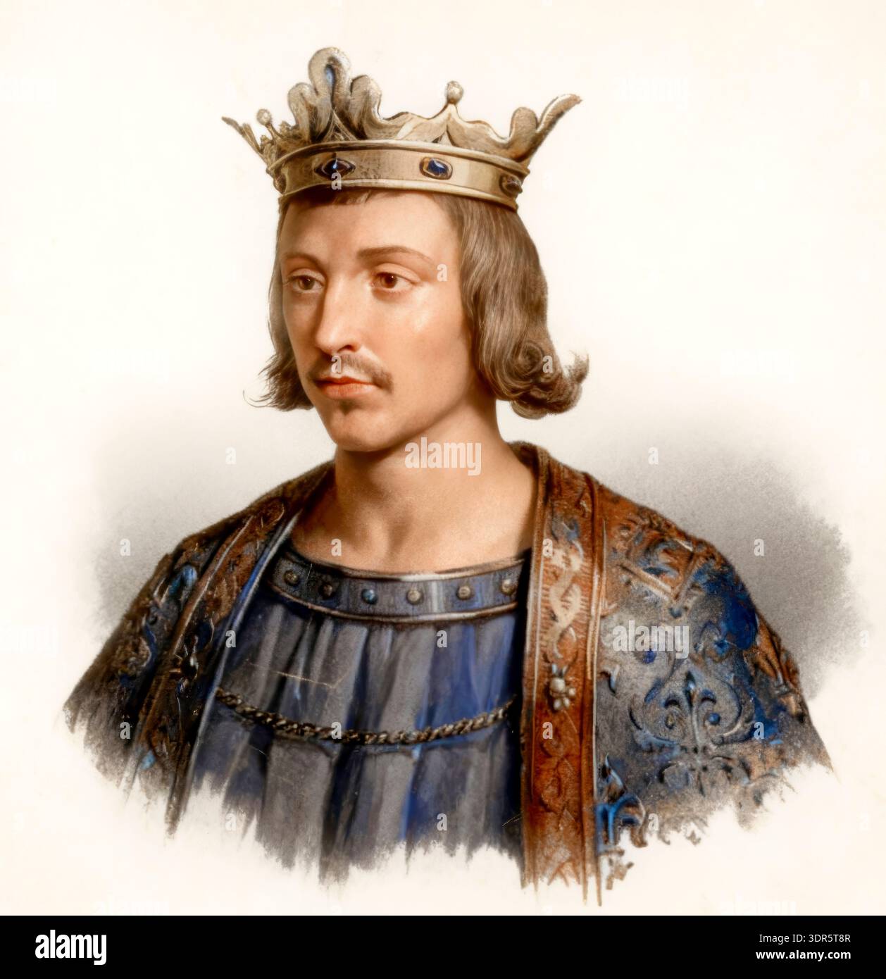 Childebert III, called the Just, 670 or 683-711, Merovingian King of ...