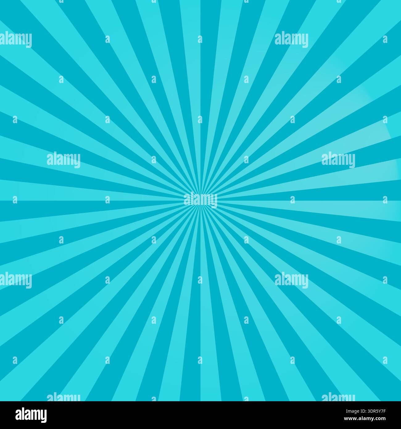 Blue background for a comic book in the style of pop art with radial rays. Stock Vector