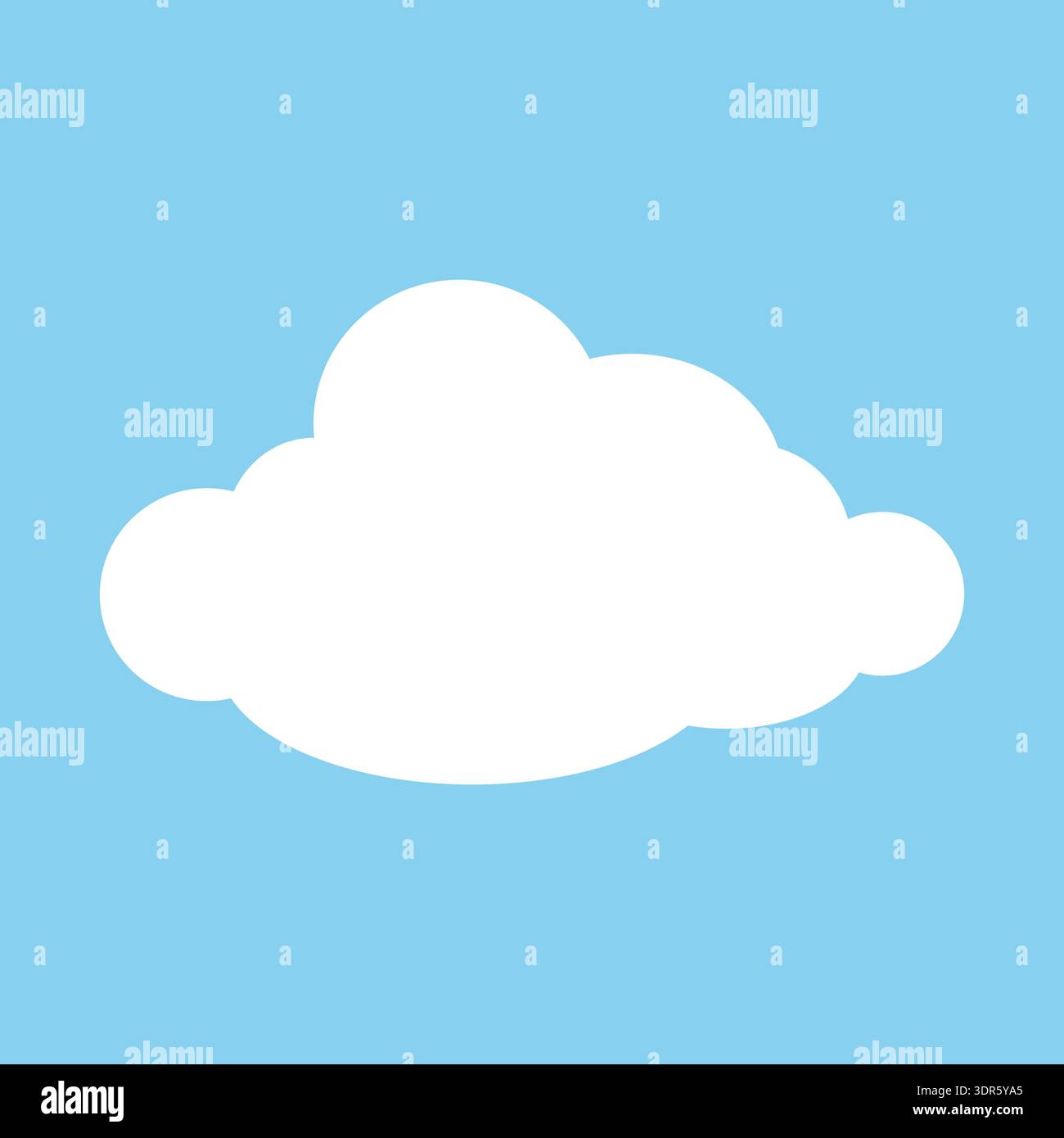 Design elements for weather forecasting, web interface, or cloud applications for storing data, illustrating comics, and books Stock Vector
