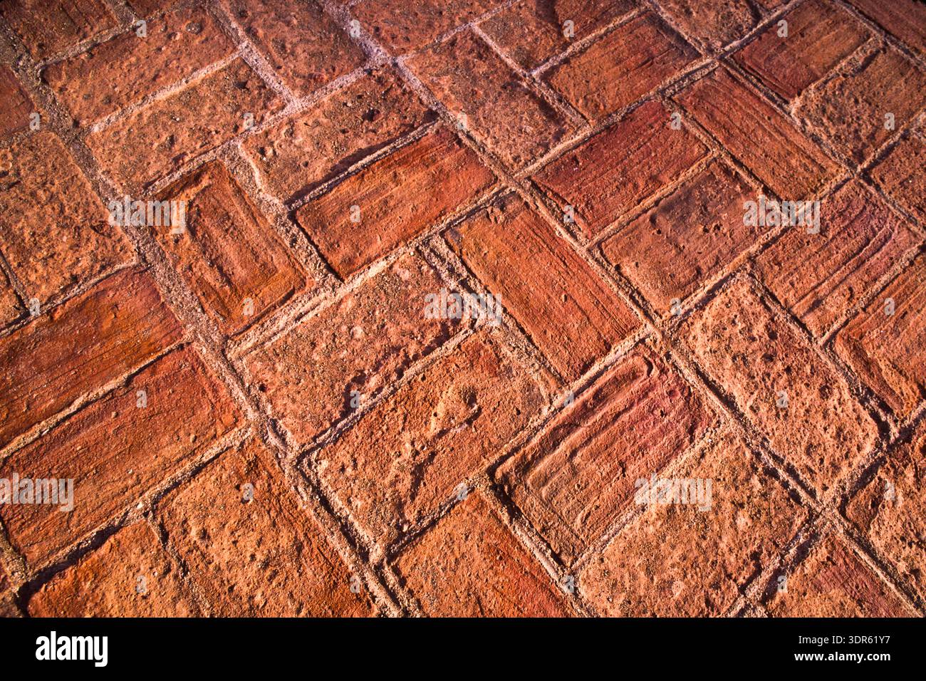 brick walkway - Mexico Stock Photo