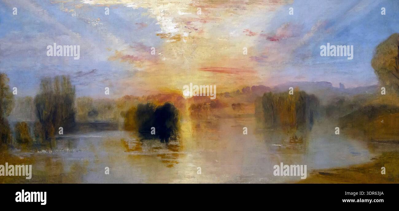Joseph mallord william turner sunset hi-res stock photography and