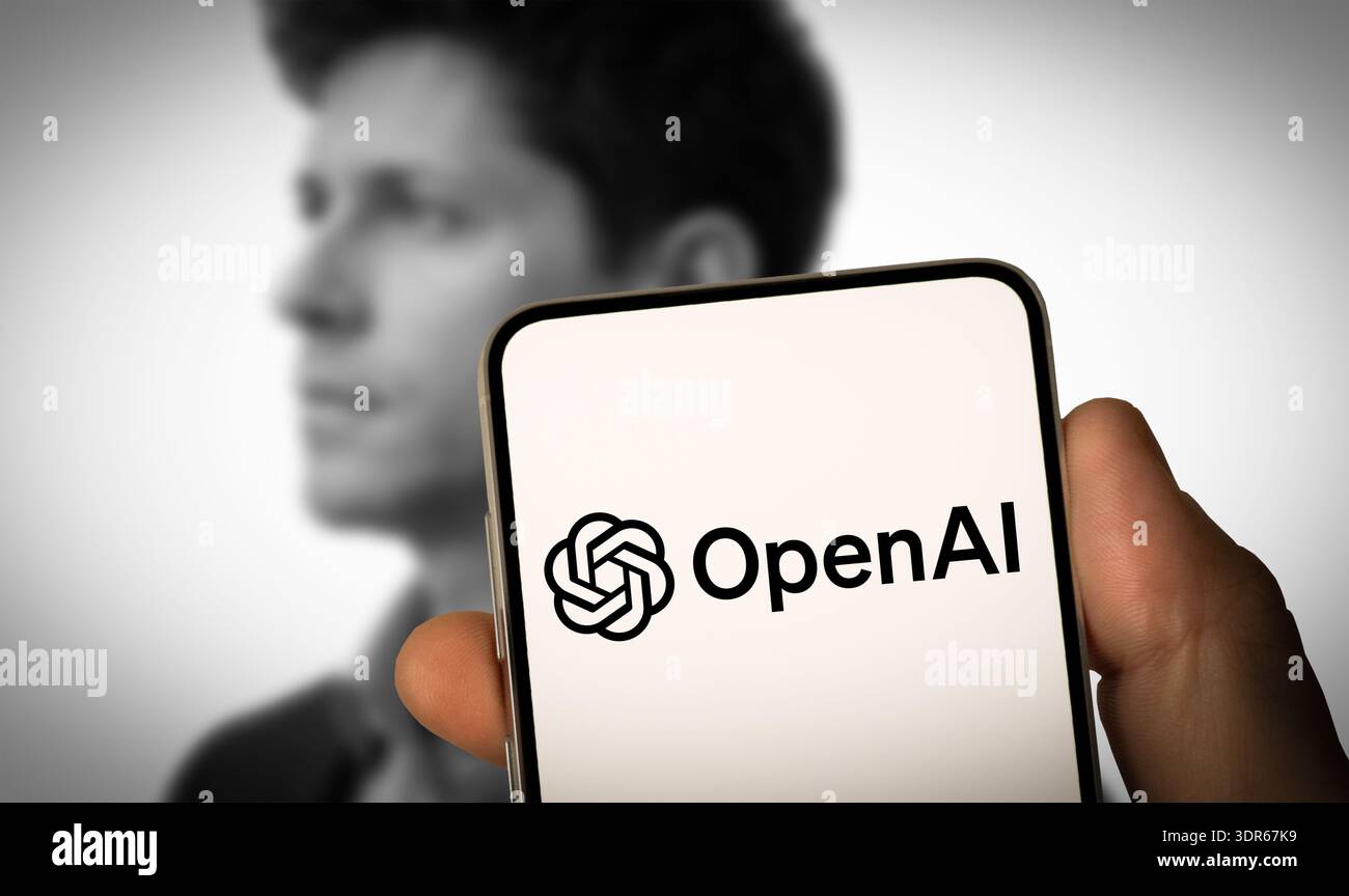 OpenAI company for artificial intelligence Stock Photo