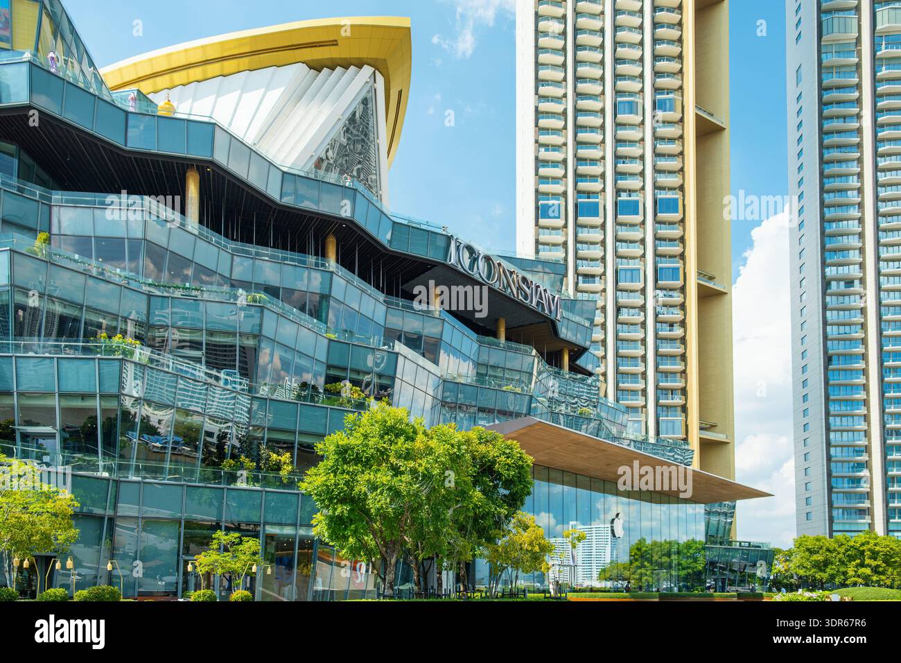 Bangkok, Thailand - December 23, 2025: Exterior facade of ICONSIAM ...