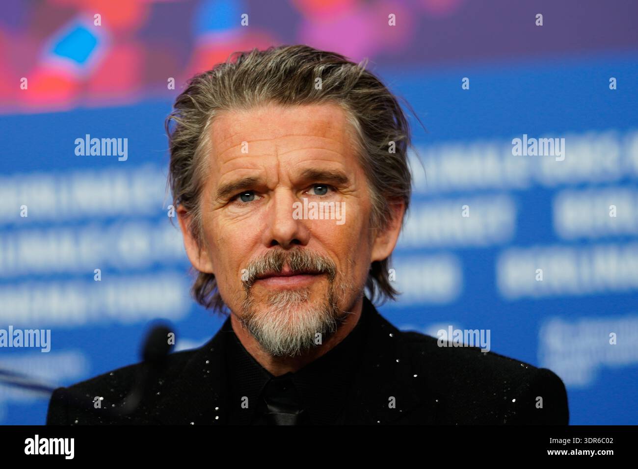 Hawk Actor Actor Ethan Hawke speaks during the press conference of the film