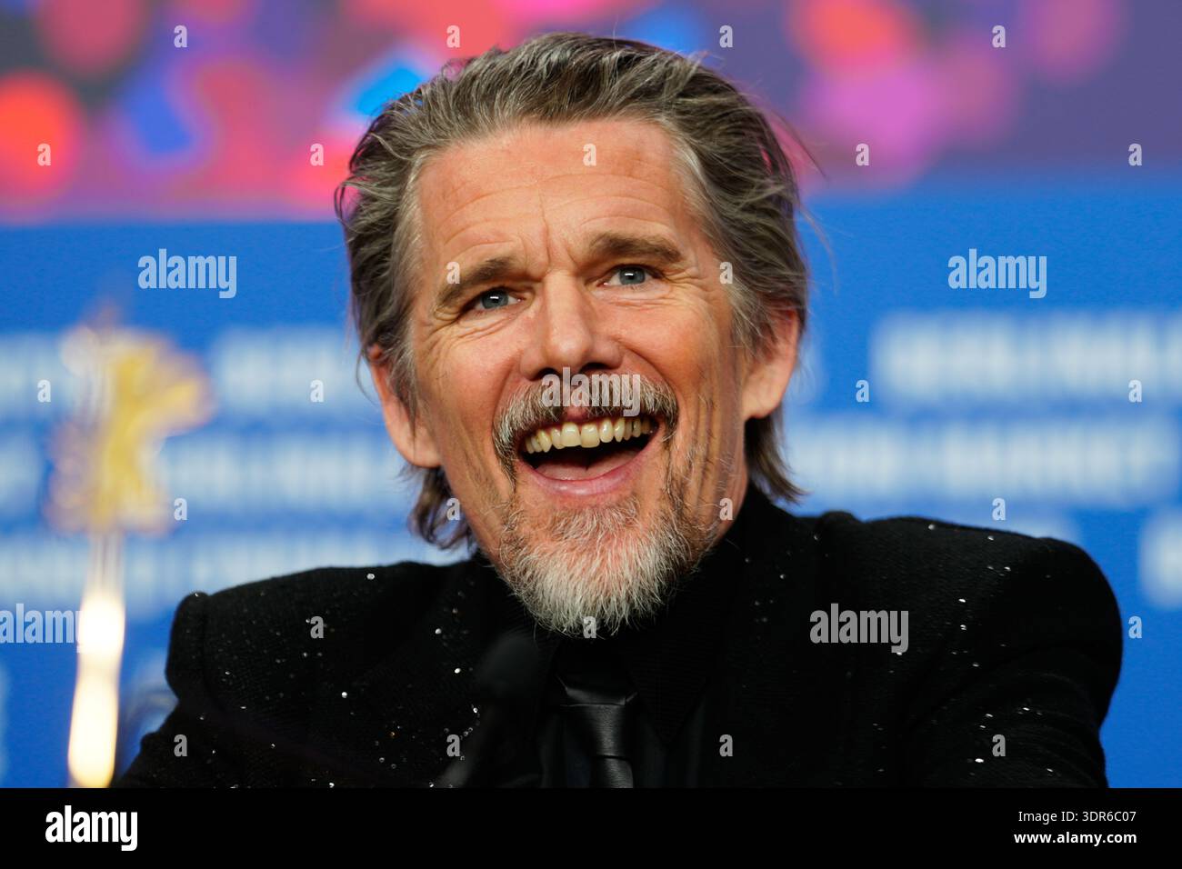 Hawk Actor Actor Ethan Hawke speaks during the press conference of the film