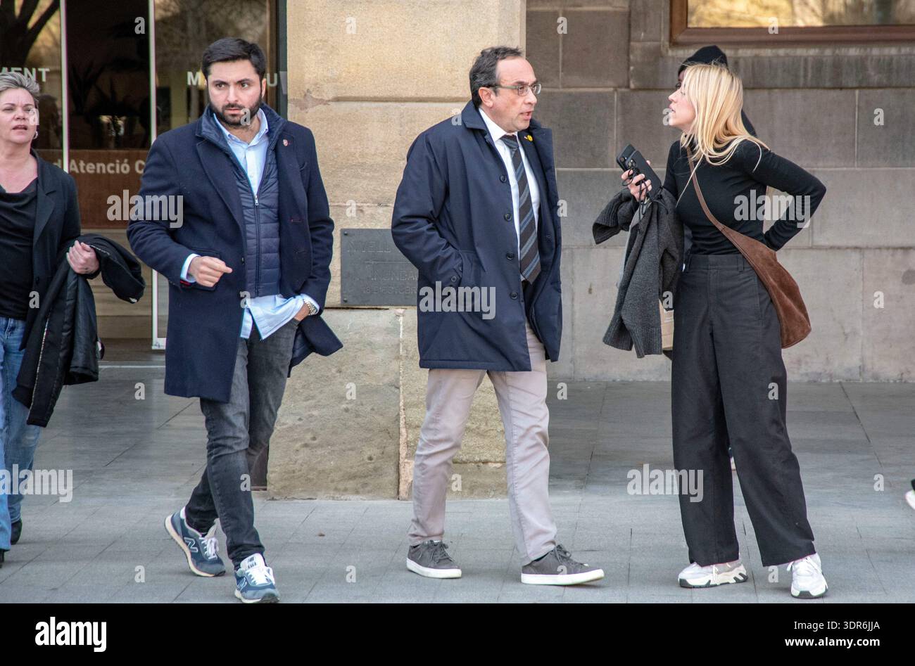 The president of the Bureau of the Parliament of Catalonia, Josep Rull ...