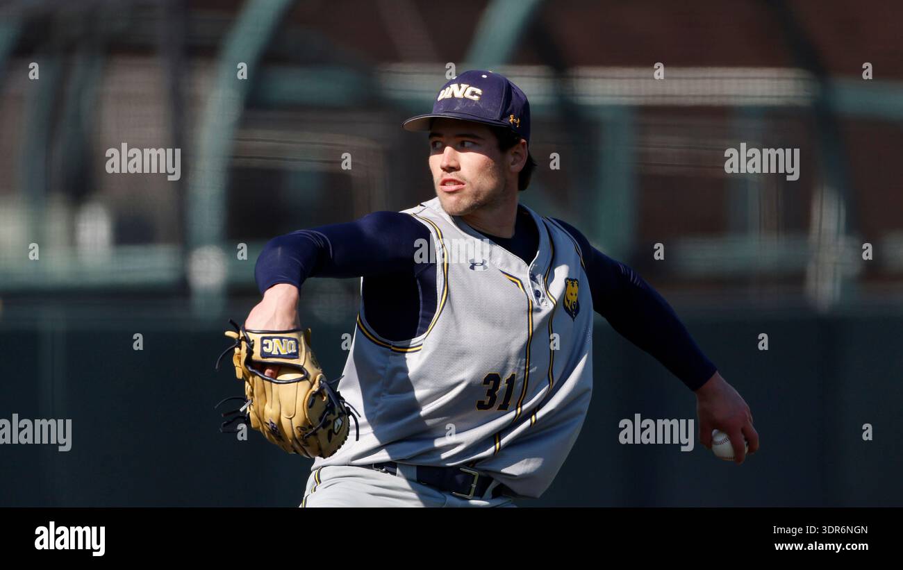 Cade Samuelson Baseball Northern Colorado pitcher Cade Kunz (31) during an NCAA college ...