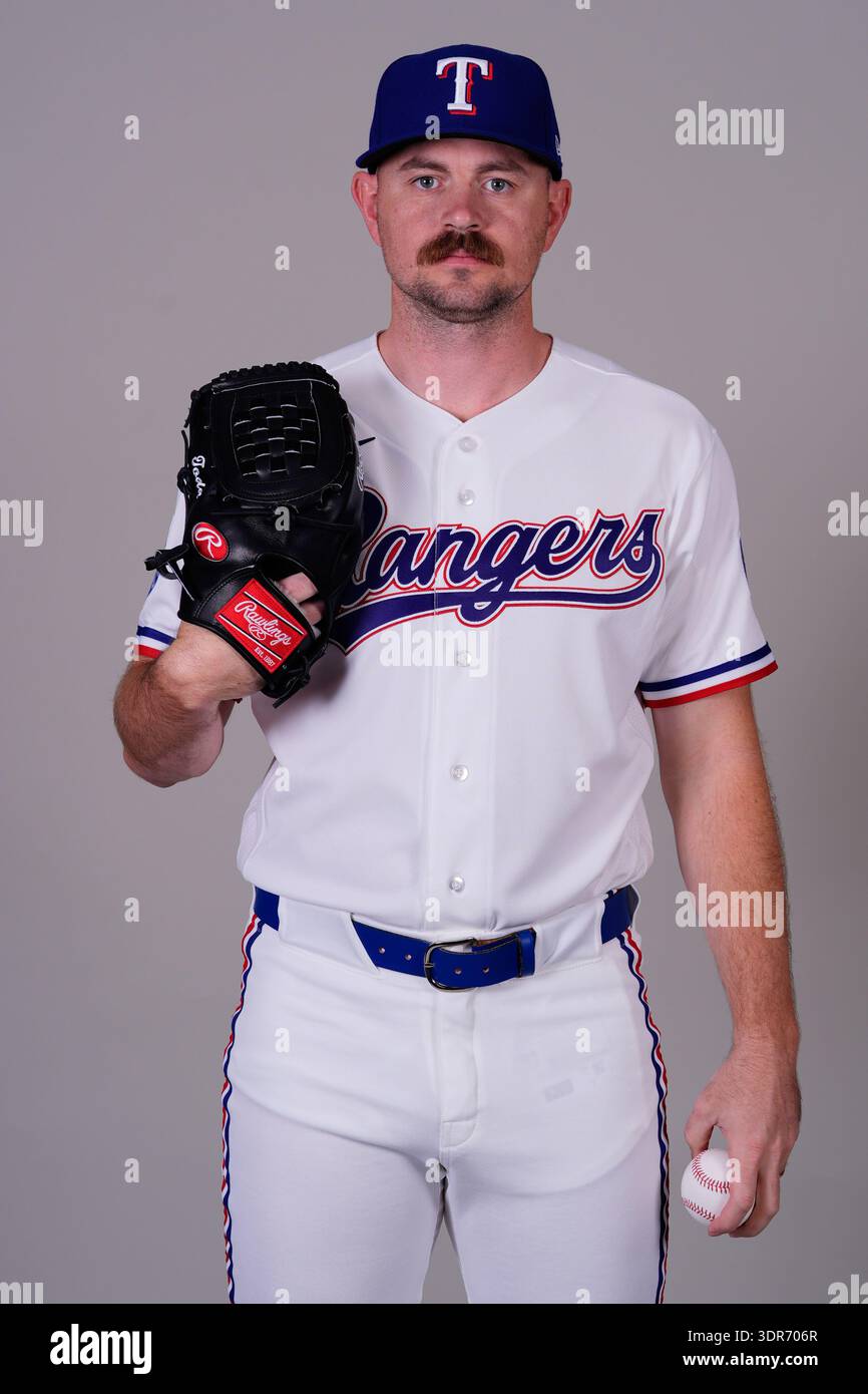This is a 2026 photo of Tyler Alexander of the Texas Rangers baseball ...