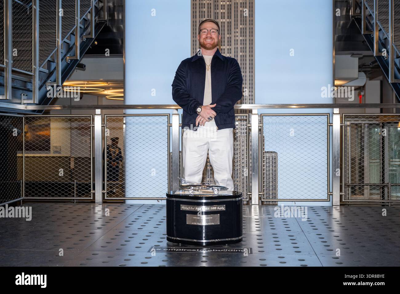 Tyler Winner Tyler Reddick, winner of the 2026 DAYTONA 500, visits the Empire State ...