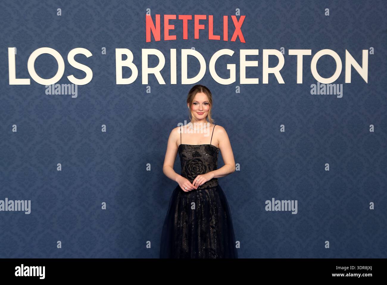 February 17, 2026, Madrid, Madrid, Spain: British actress CLAUDIA JESSIE poses during the official photocall for the ''Bridgerton'' Masquerade Ball at the historic Casino de Madrid on Tuesday, February 17, 2026. The February 17, 2026, Madrid, Madrid, Spain: British actress CLAUDIA JESSIE poses during the official photocall for the ''Bridgerton'' Masquerade Ball at the historic Casino de Madrid on Tuesday, February 17, 2026. The