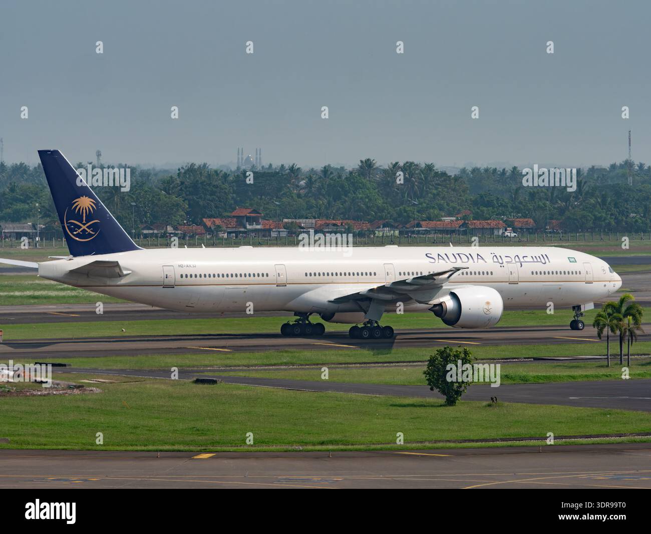Jakarta, Indonesia - October 25, 2017: Garuda Indonesia Boeing 737