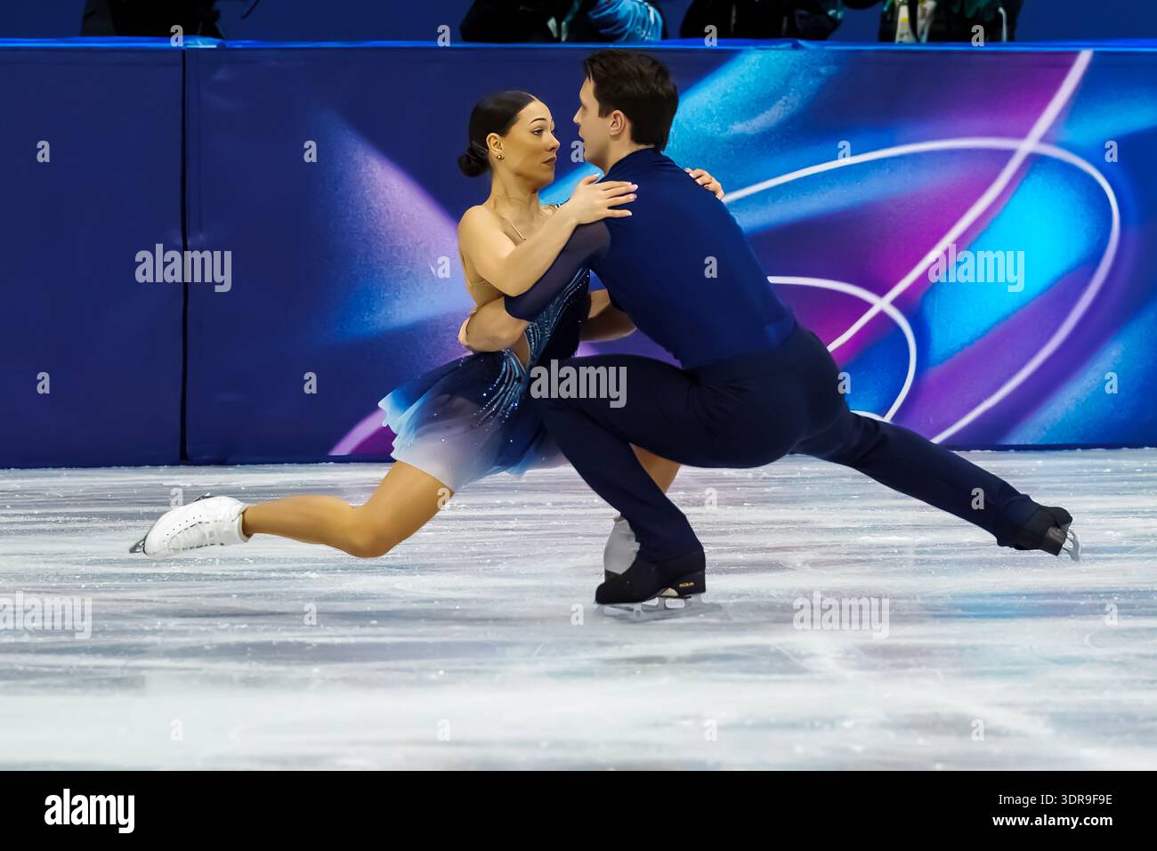 Luke Digby Anastasia Vaipan-Law and Luke Digby of Great Britain perform during the ...