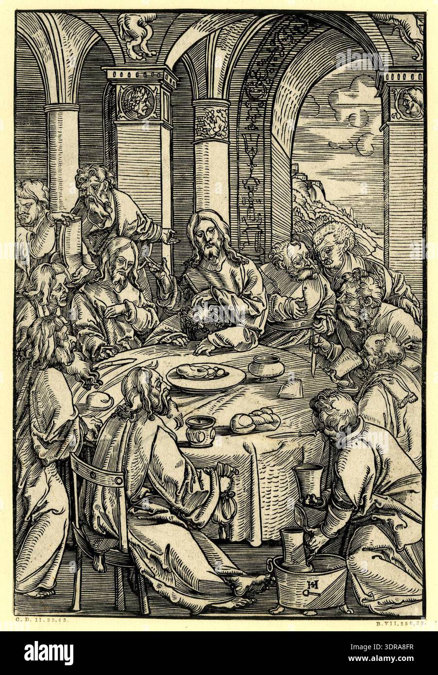 Scared Renaisance This woodcut, created between 1509 and 1512, depicts the Last Supper ...