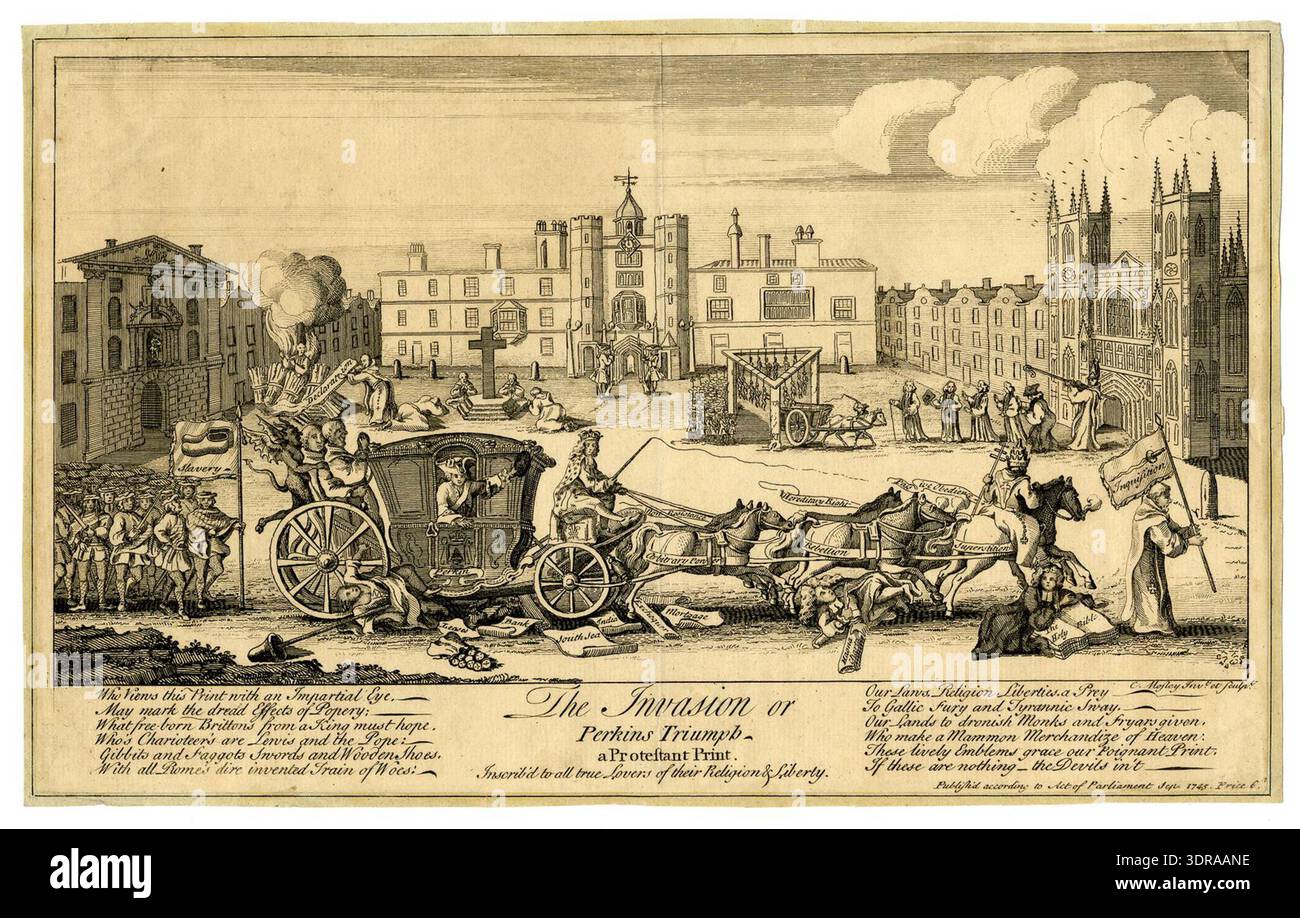 Visual communication in 18th century london hi-res stock photography ...
