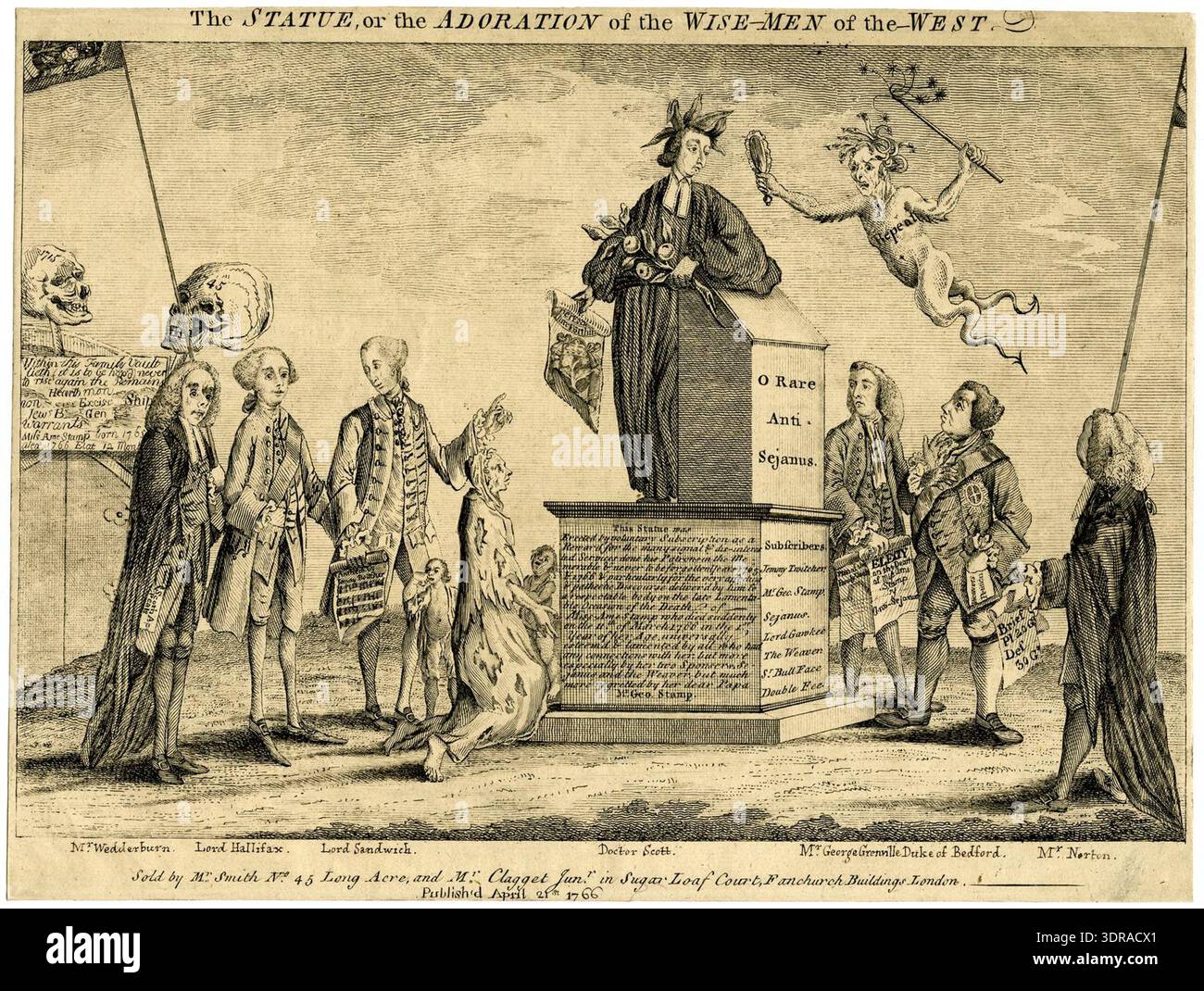 Declaratory Act Of 1766 Drawing