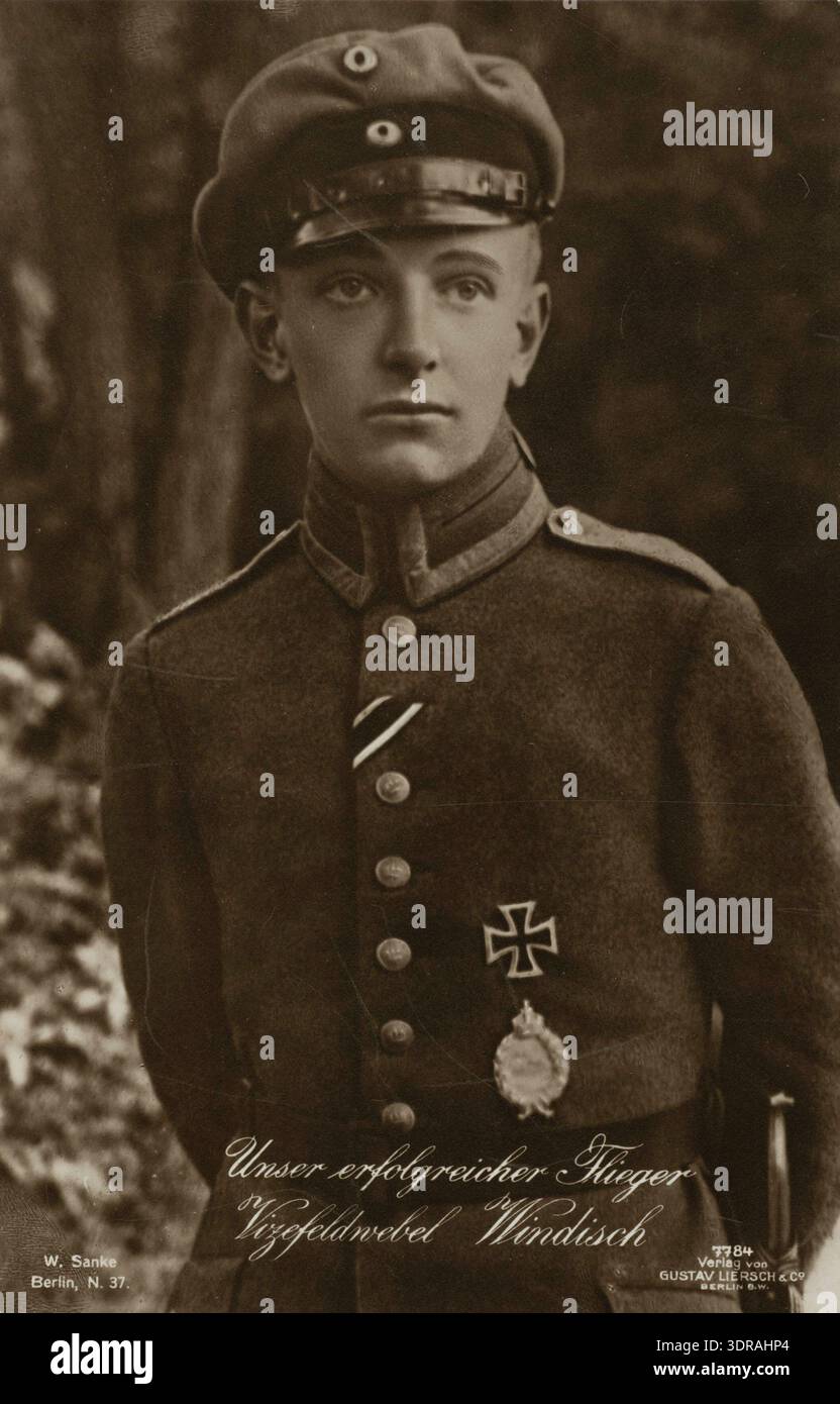 Major Michael Rudolph This World War I German propaganda postcard by W. Sanke, created ...