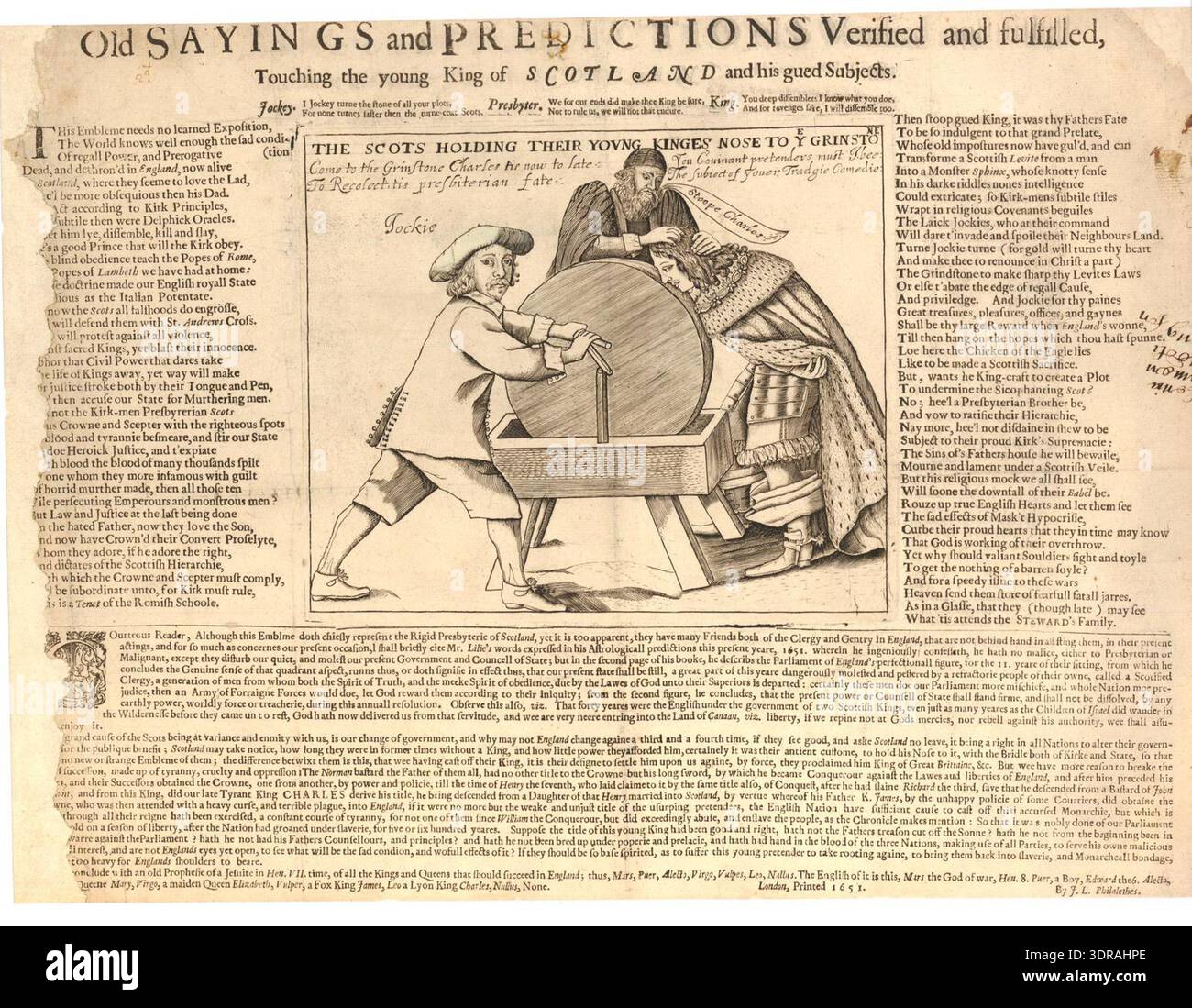 Charles ii coronation 1651 hi-res stock photography and images - Alamy