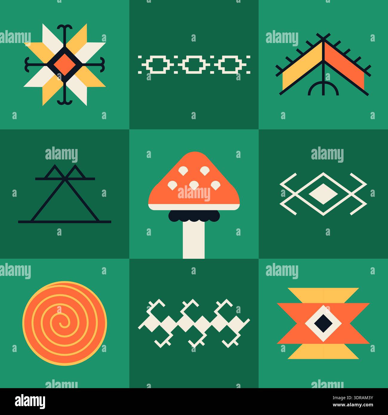 Nature and ecology - flat design style illustration Stock Vector