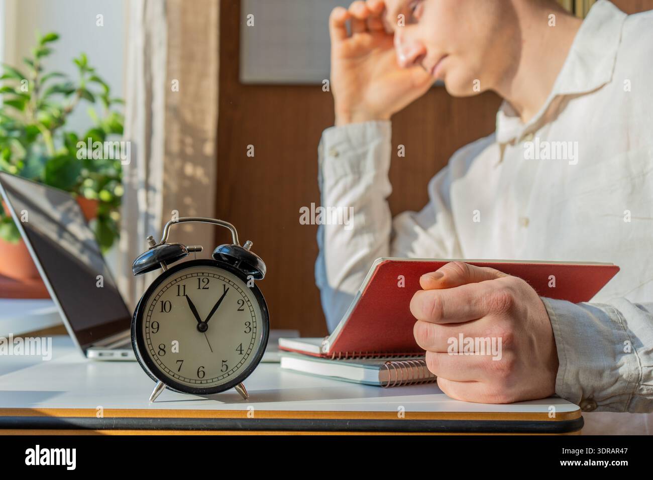 Time Management and Project Deadline Concept. Stock Photo