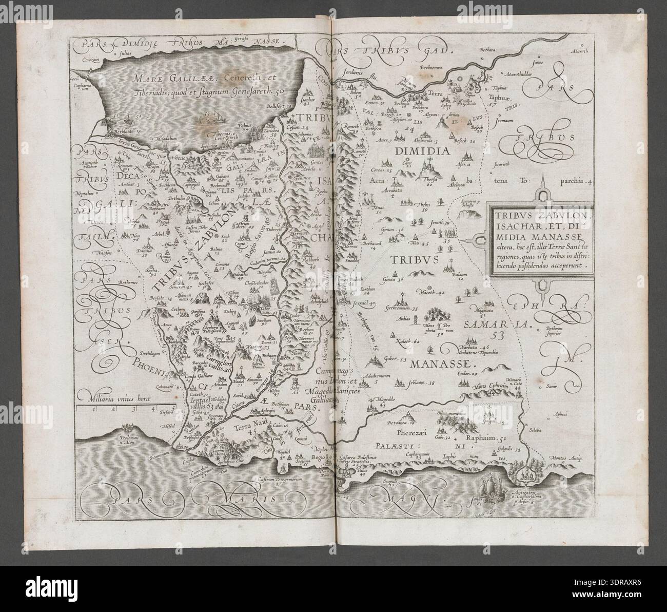 Biblical place names in relation to ancient israel hi-res stock ...