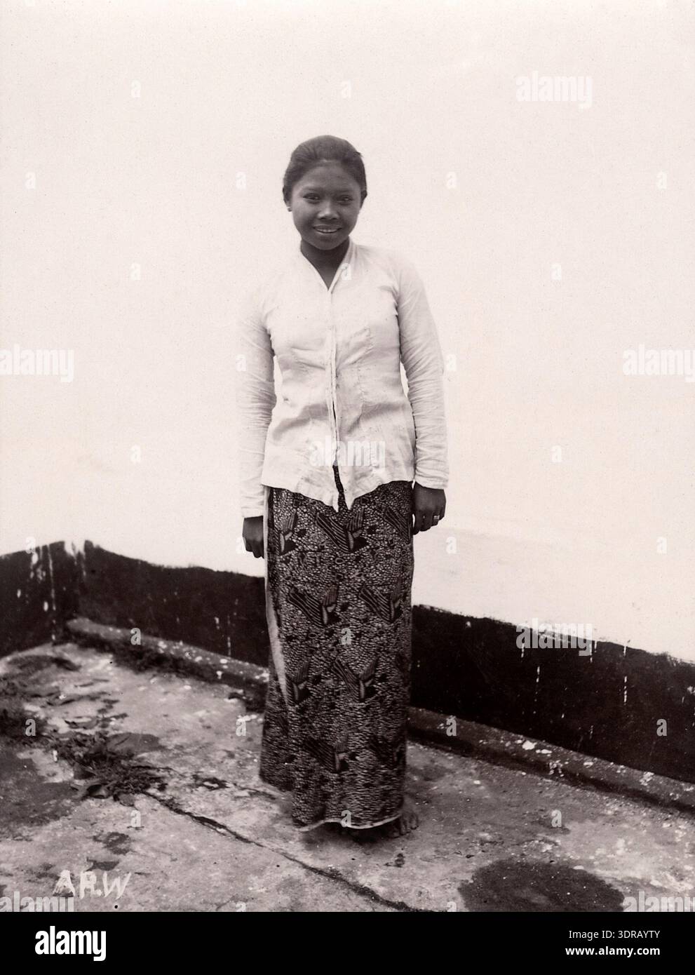 Photograph of a young Javanese woman in Malang, East Java, Indonesia ...