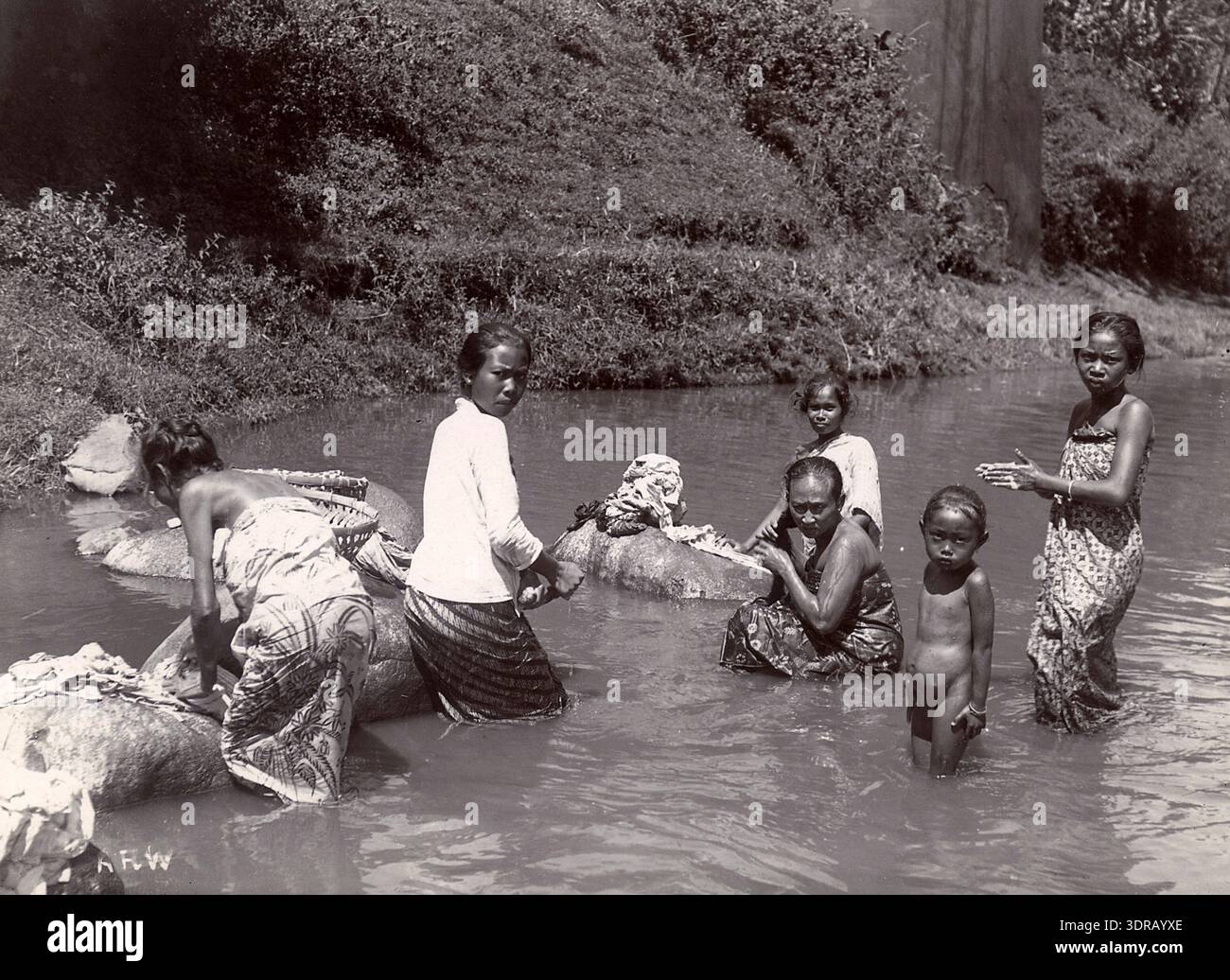 Circa 1910 1930 the scene shows traditional clothing hi-res stock ...