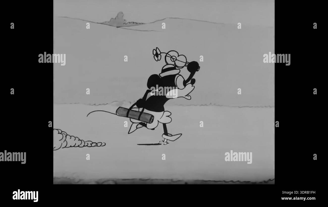 This screenshot from steamboat willie 1928 shows mickey mouse hi-res ...