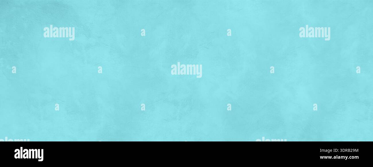 Empty aqua blue concrete wall background Stock Photo